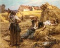 Le Reveil Du Faucheur escenas rurales campesino Leon Augustin Lhermitte